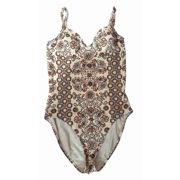 Tory Burch Other - Tory‎ Burch Hicks Garden One Piece Floral Swimsuit Women's Size Small